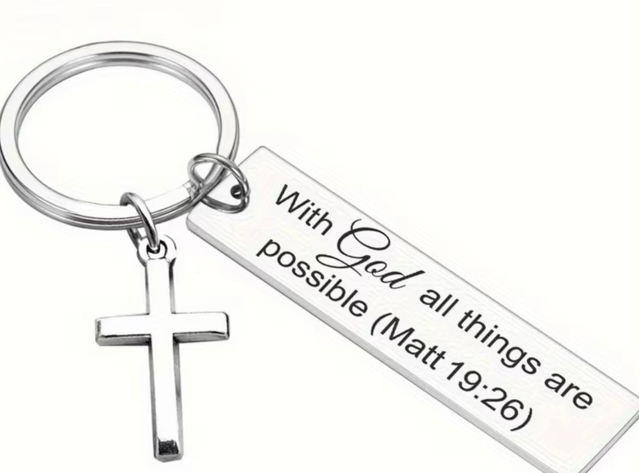 Bible Verse Keychains