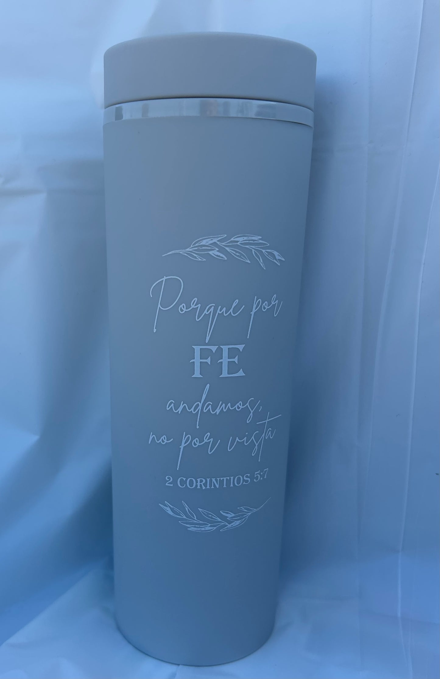 16 oz Skinny Cups of Faith (Spanish)