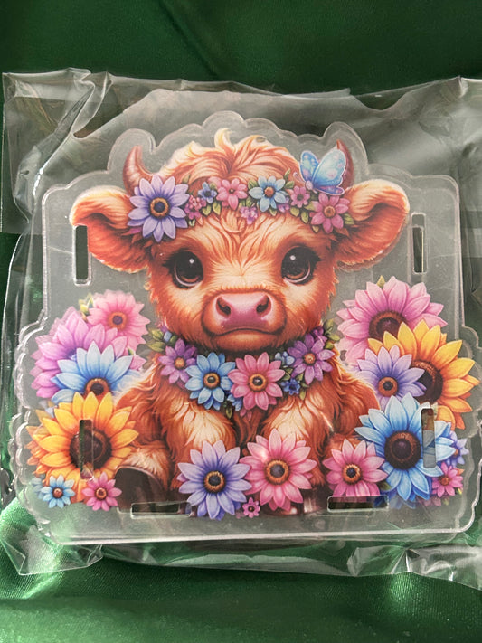 Baby Cow/ Flowers