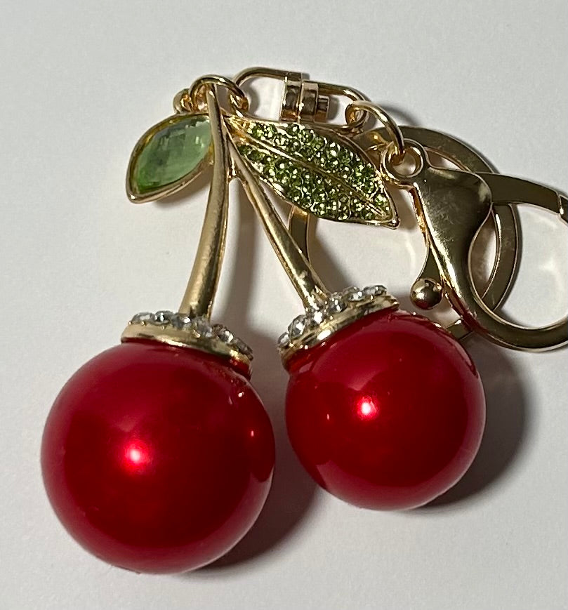 Cherry Bag Charm