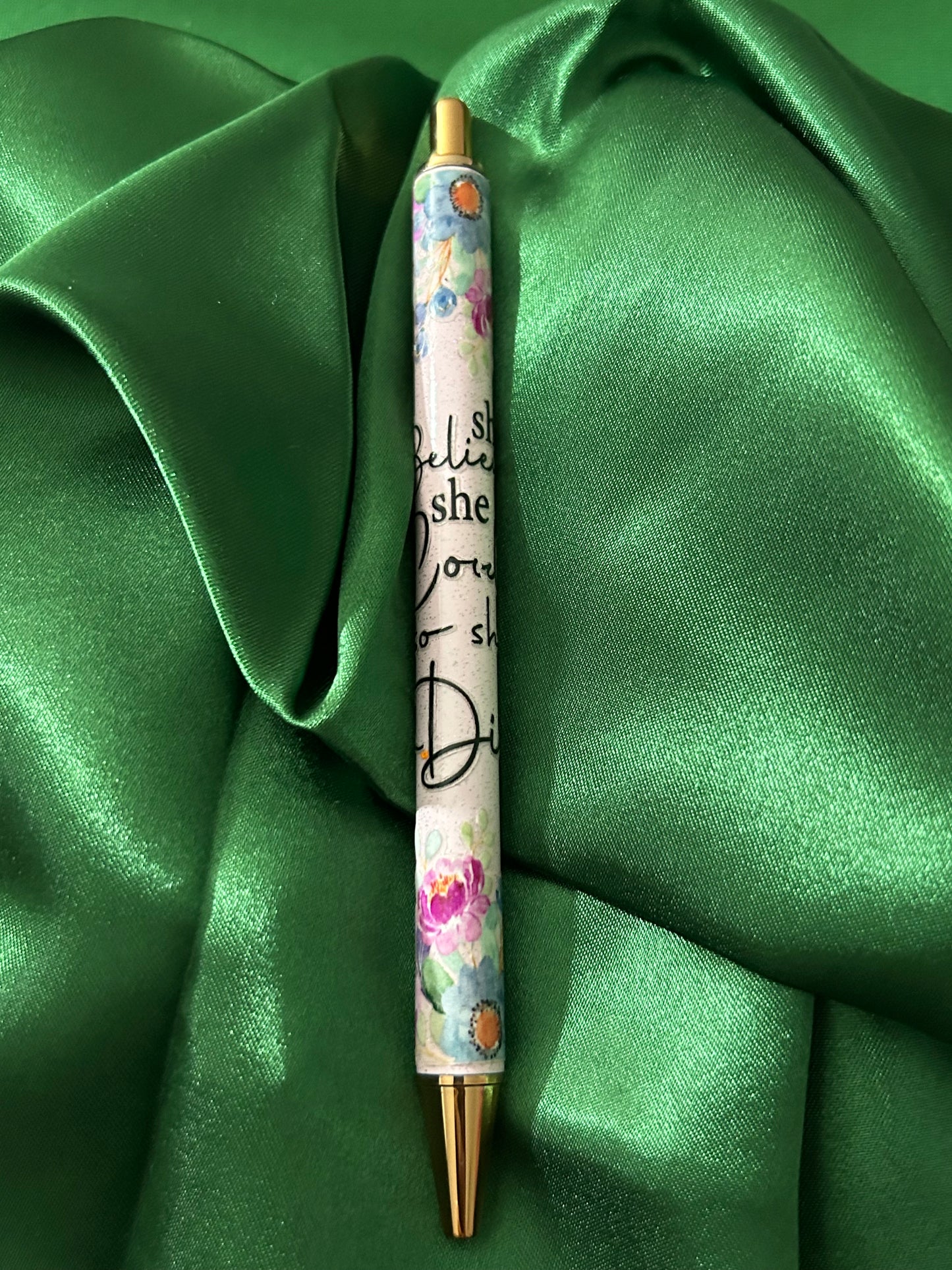 She believed she could..