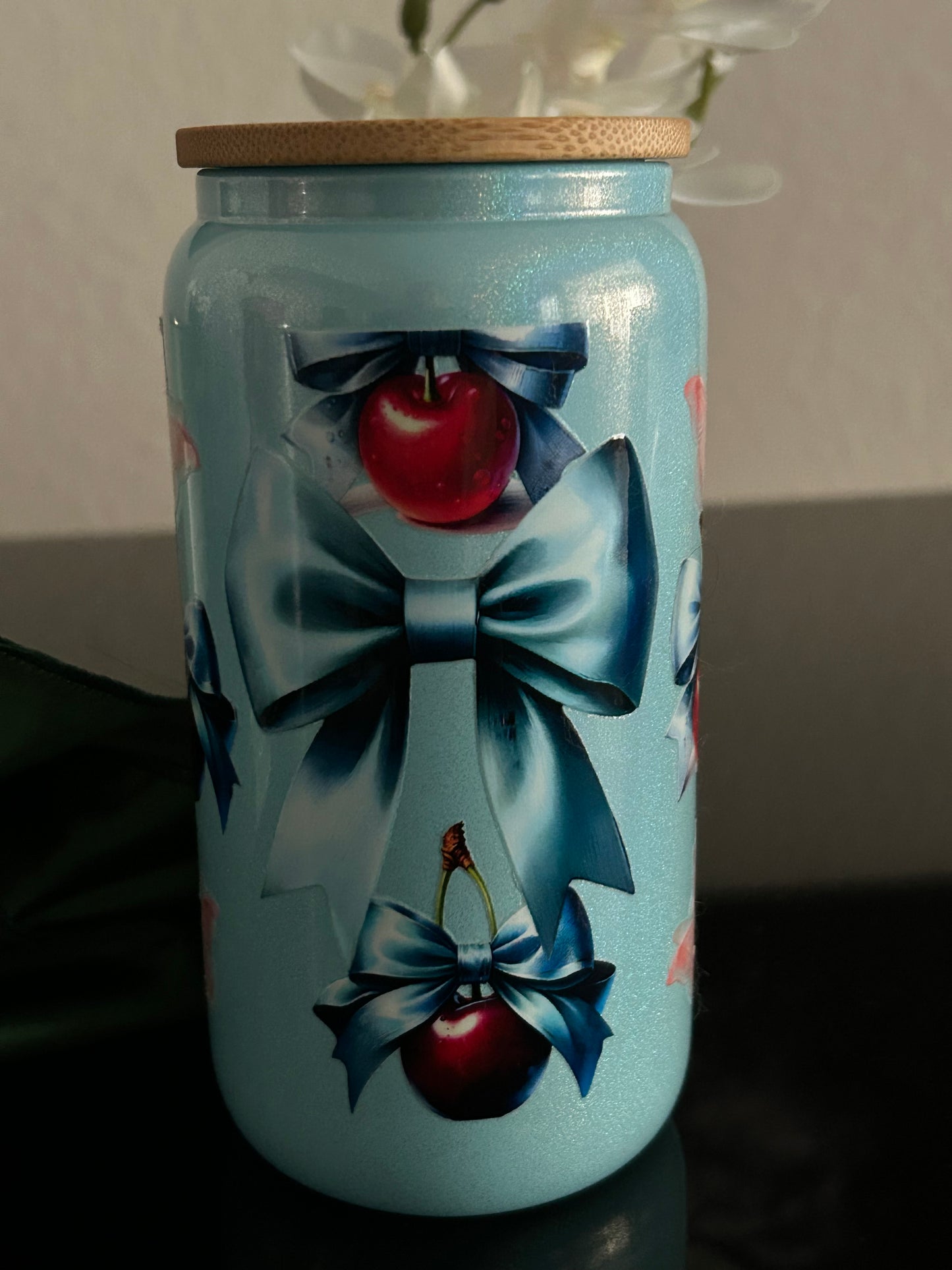 Cherry/ Bow