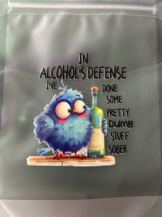 In alcohol’s defense