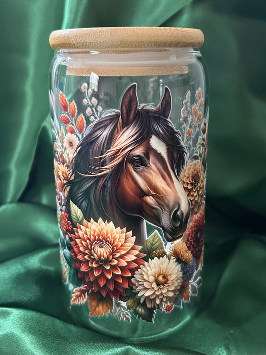 Horse/ Flowers