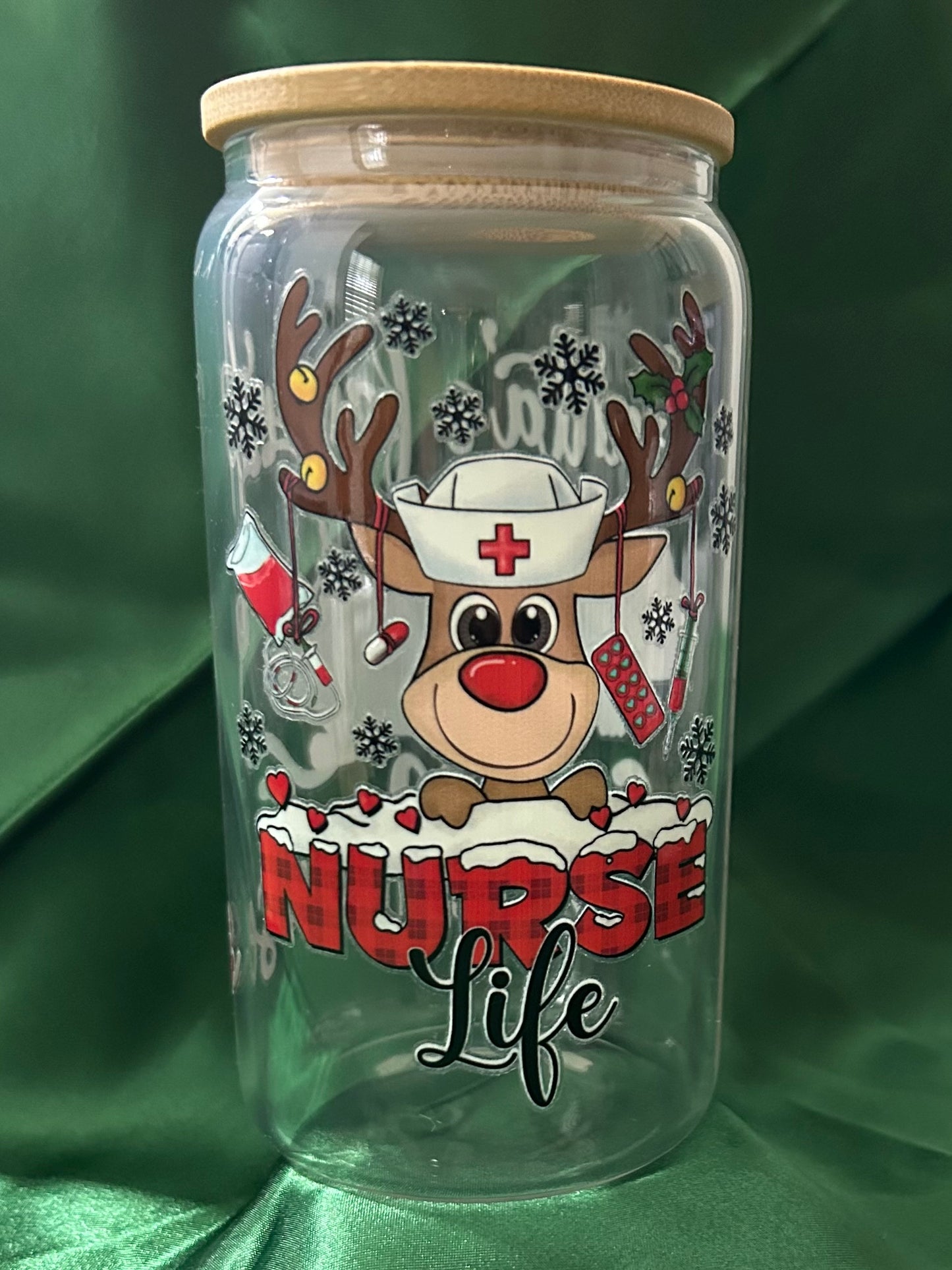 Santa’s favorite Nurse (back & front)