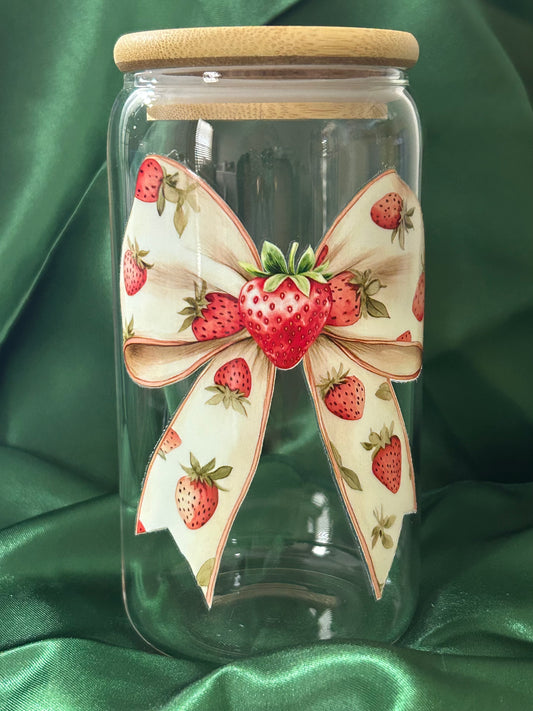 Bow/ Strawberries