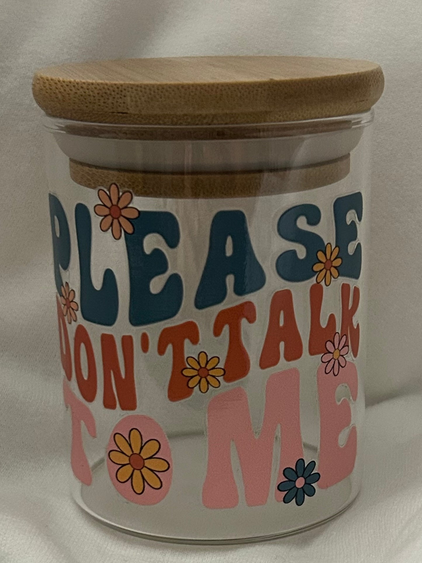 Beautiful 6oz Glass Jar