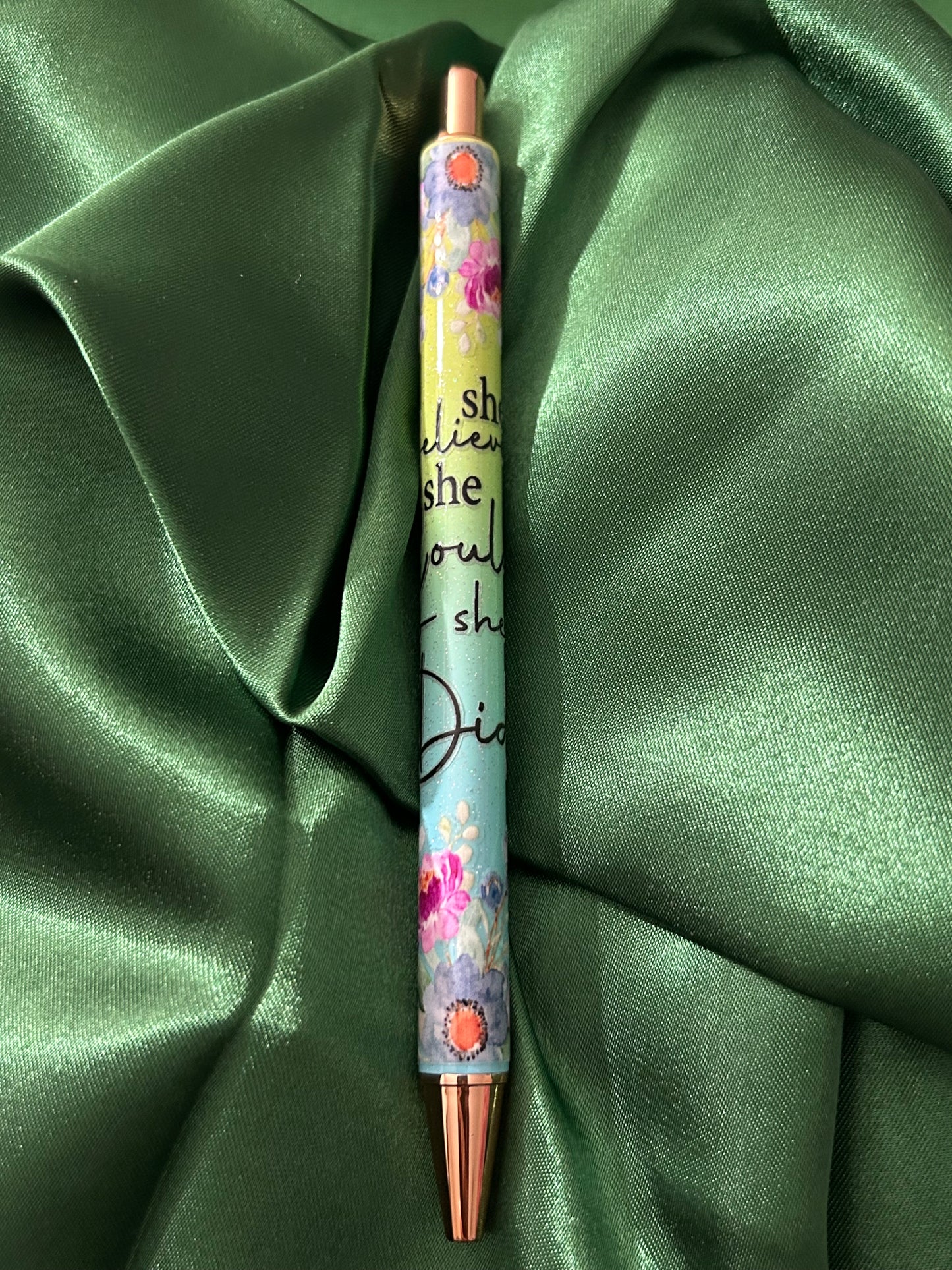 She believed she could…