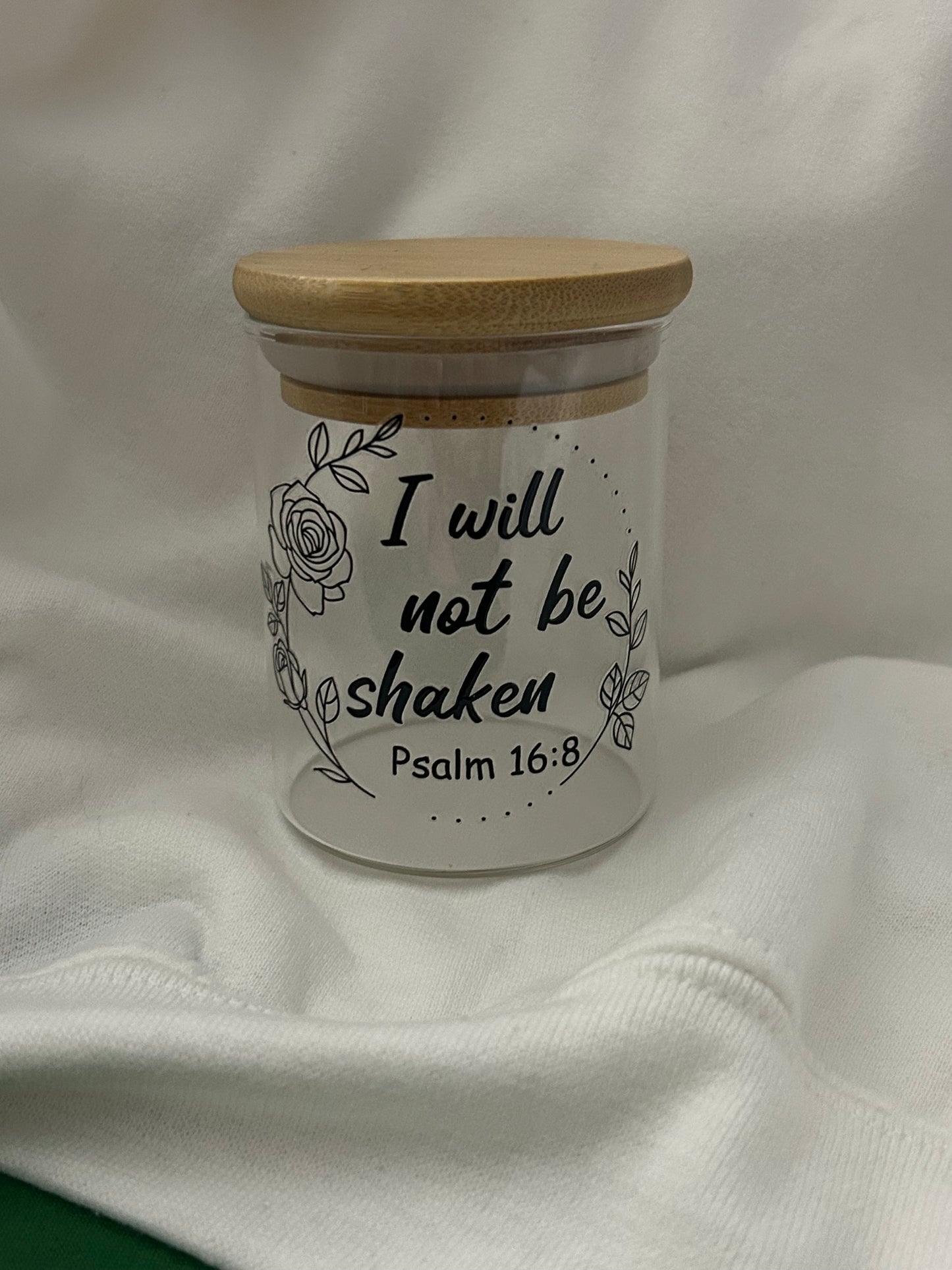 Beautiful 6oz Glass Jar