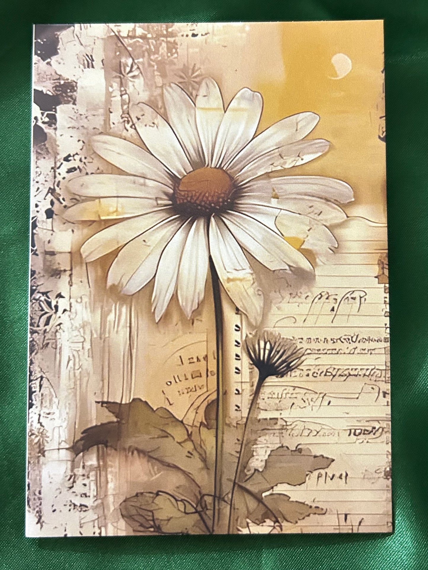 Vintage Spring Floral Greeting Card
