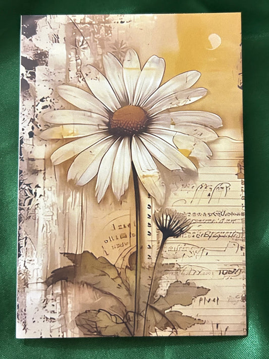 Vintage Spring Floral Greeting Card
