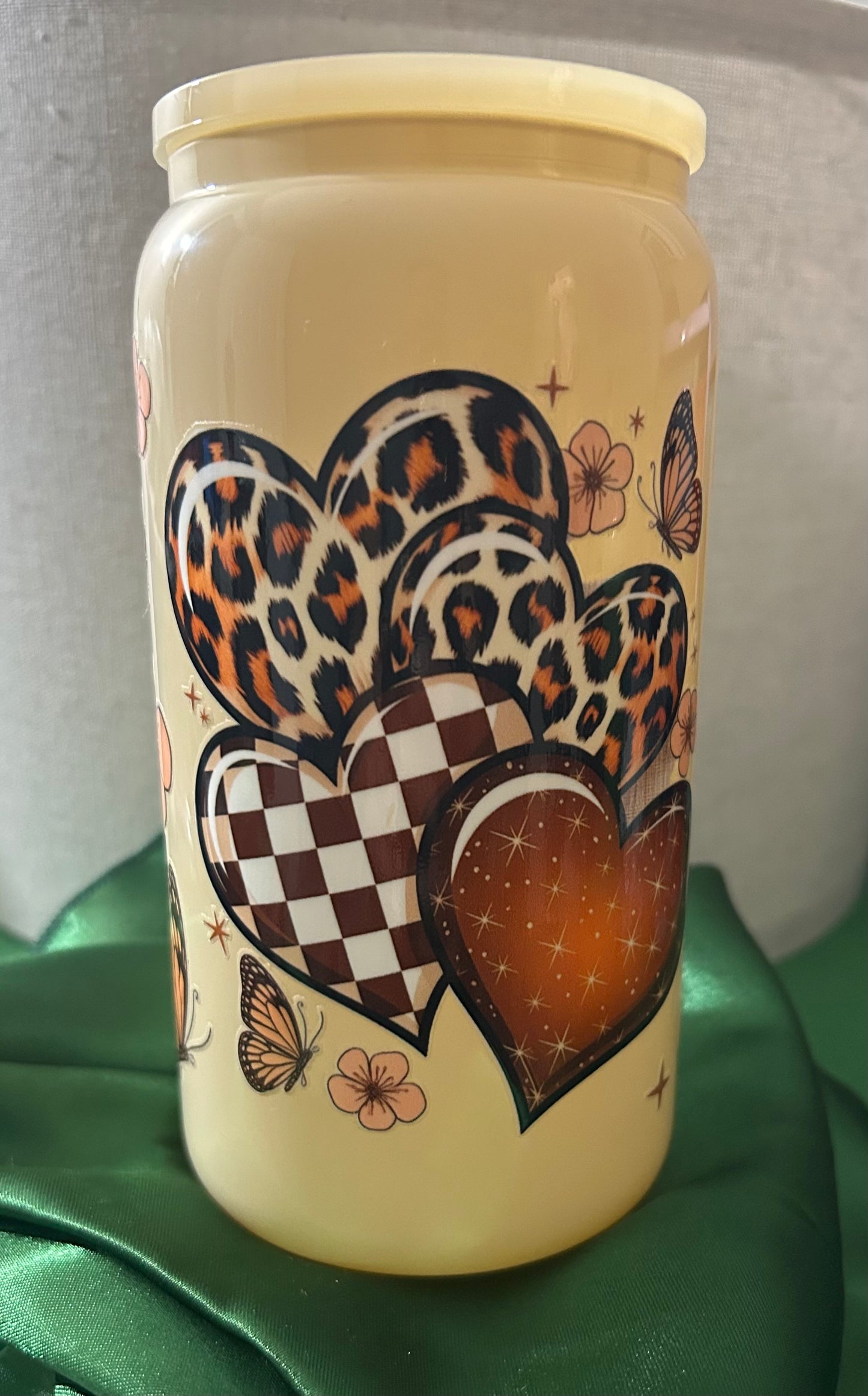 Hearts. Butterflies.