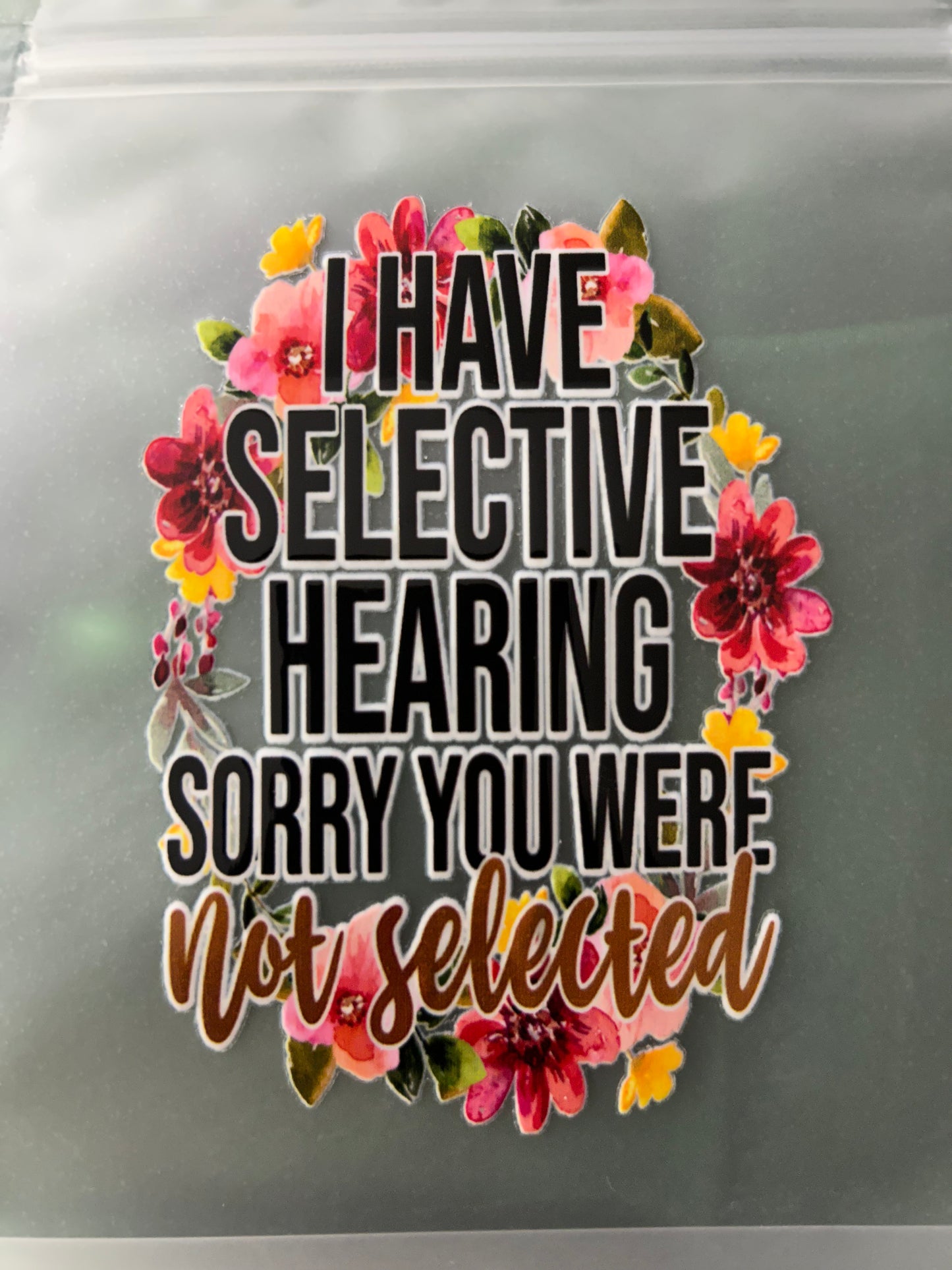 Selective hearing