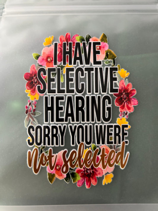 Selective hearing