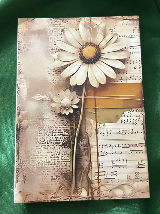 Vintage Spring Floral Greeting Card