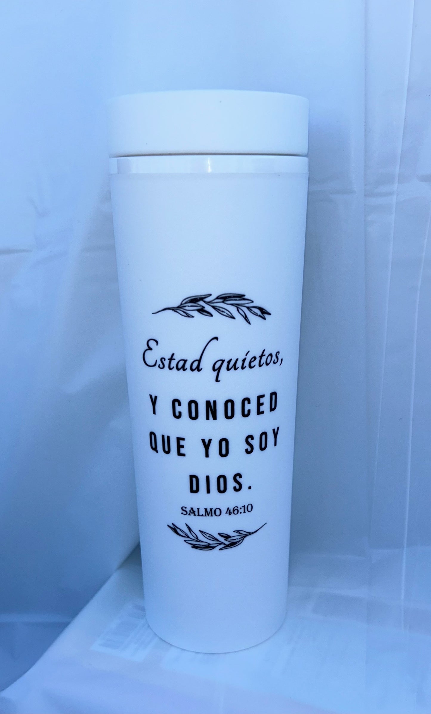 16 oz Skinny Cups of Faith (Spanish)