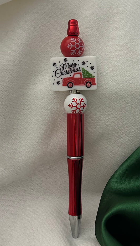 Merry Christmas Red Truck