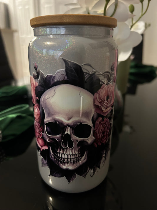 Skull/ Flowers