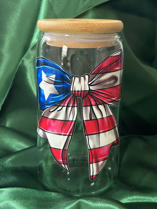 Puertorican Flag Bow