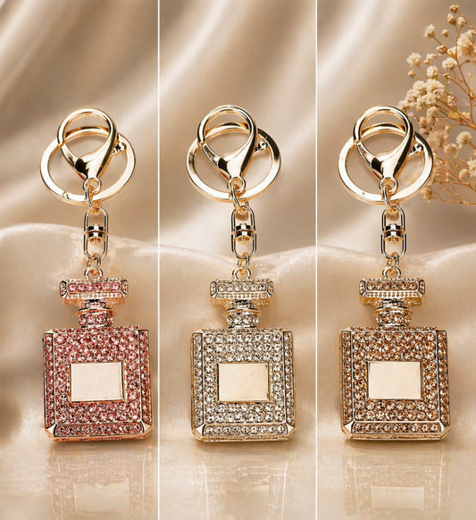 Perfume Bottle Keychain