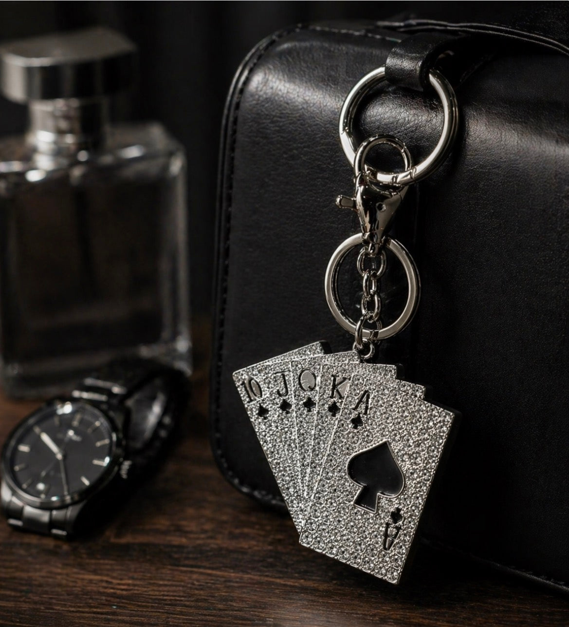 Royal Flush Keychain