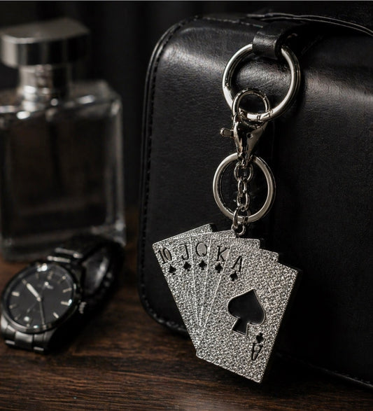 Royal Flush Keychain