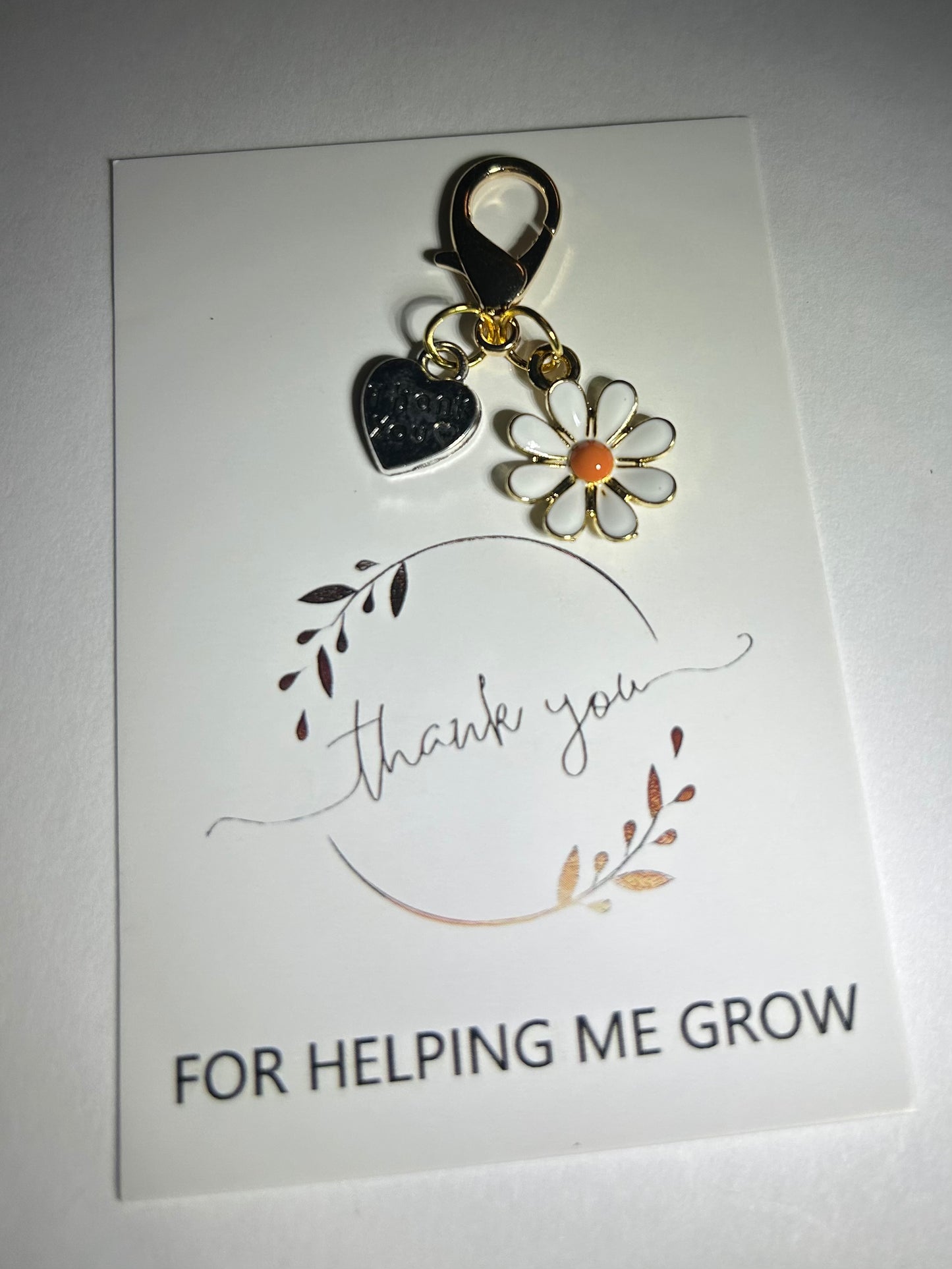 Pretty Pink Flower Charm