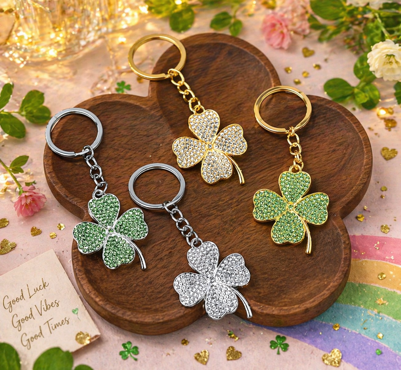 Clover Keychain